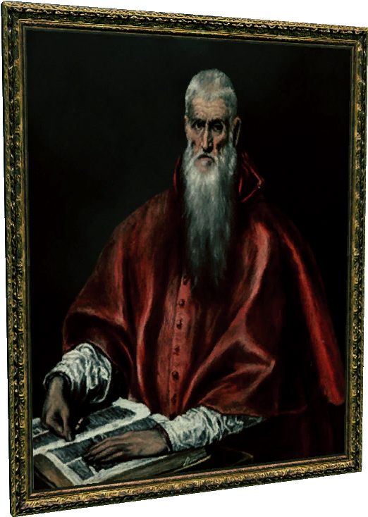 "saint Jerome As Cardinal" - Saint Jerome As Scholar (871x871), Png Download