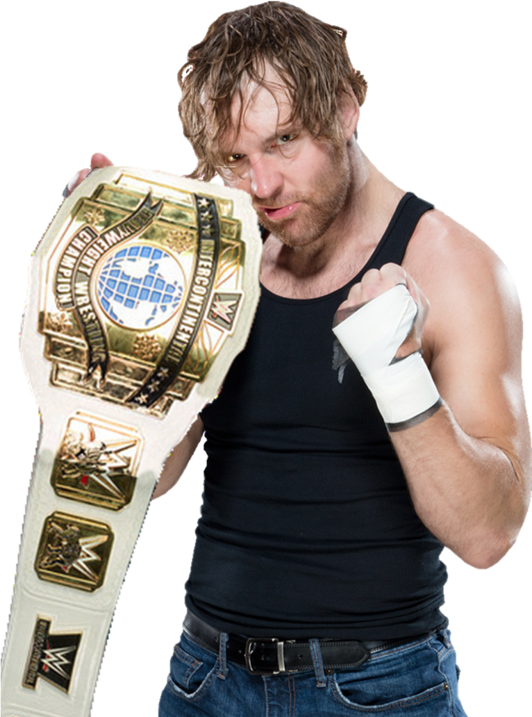 Wwe Dean Ambrose Wwe Champion Clipart Dean Ambrose - Wwe Championship Dean Ambrose (765x1045), Png Download