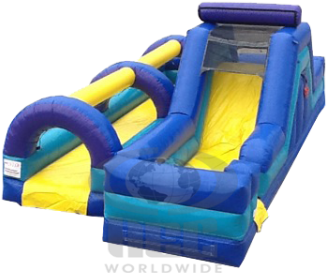 Wild Splash N Slide Combo - Inflatable Castle (600x600), Png Download