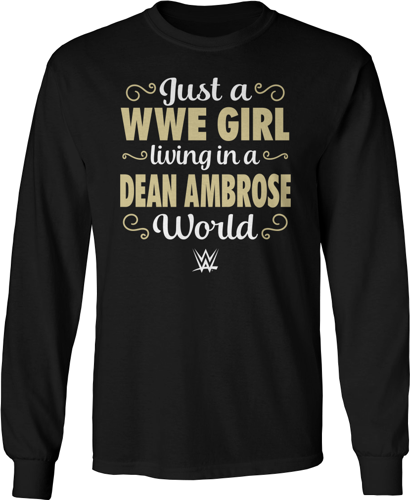 Wwe Girl Living In A Dean Ambrose World - Willie Nelson Tshirt (900x1089), Png Download