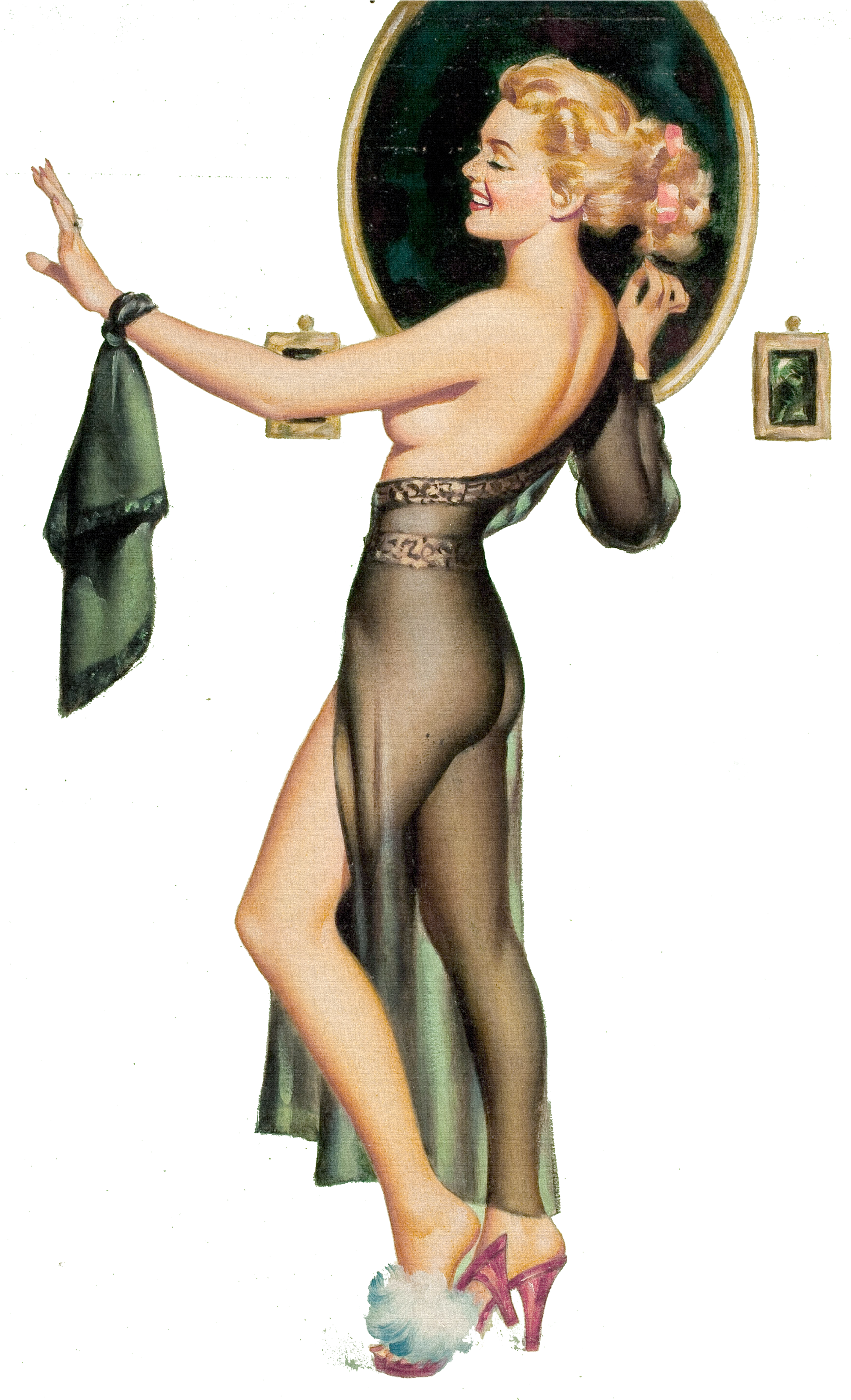 Pin * Ups ‿✿⁀ Nose Art, Pin Up Pictures, - Cartoon (2149x3544), Png Download