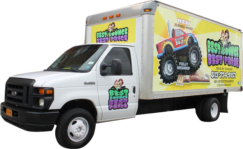 About Us - Bounce House Truck Van (1200x800), Png Download