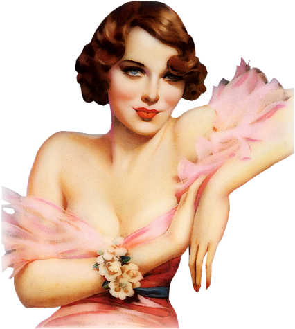 Pin-up Model (426x475), Png Download