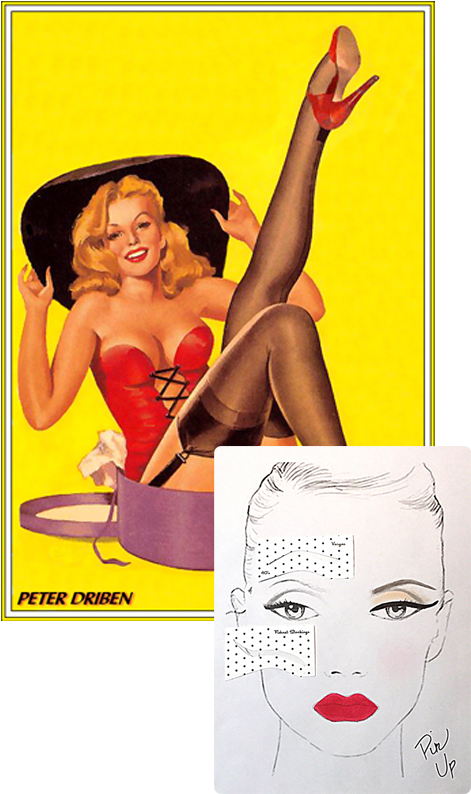 The Pinup Became Most Adored During Wwii As Famous - Pinup Blonde Sitting In A Hat Box Poster Print (474x800), Png Download
