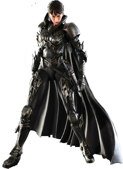 Man Of Steel - Faora Ul Play Arts Kai (408x560), Png Download