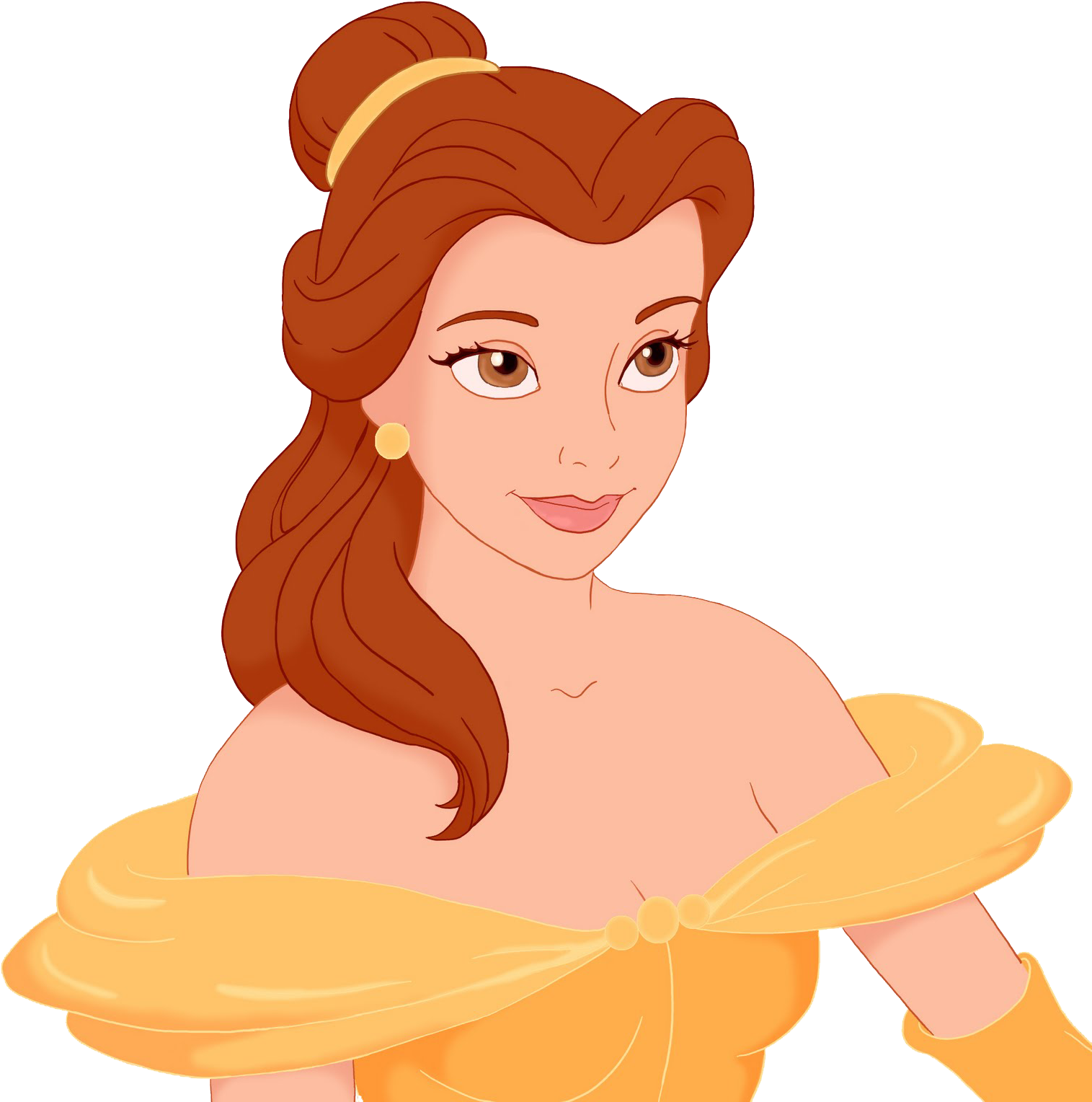 Anne Hathaway Beauty And The Beast (1530x1600), Png Download