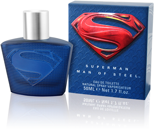 Superman Man Of Steel Perfume (718x600), Png Download
