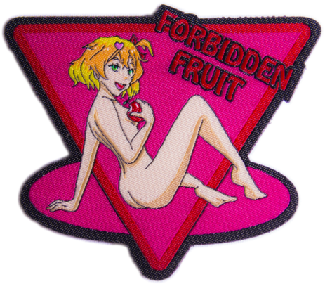 Forbidden Fruit Morale Patch - Fruit (480x408), Png Download