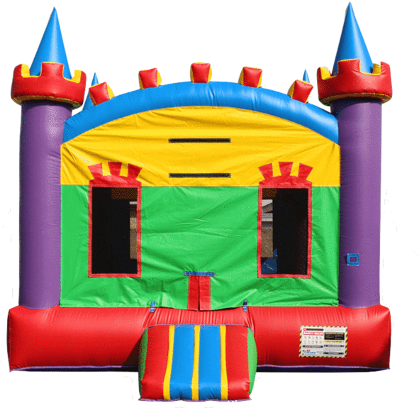 Inflatable Castle (600x583), Png Download