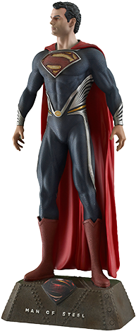 Man Of Steel - Superman Man Of Steel Figur (330x525), Png Download