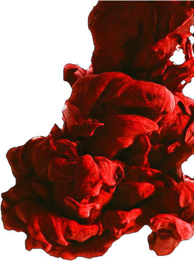 Ftered Sticker - Red Colour In Water (393x521), Png Download