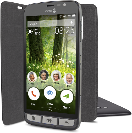 Doro Liberto 825 Black (542x542), Png Download