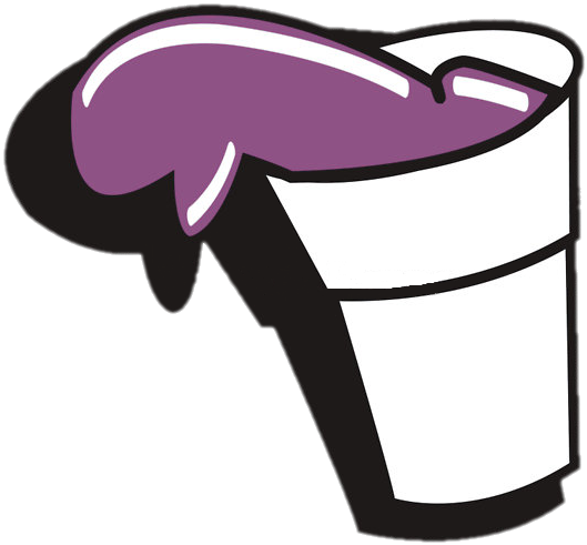 Purple Drink Png - Purple Drank Clipart (550x550), Png Download