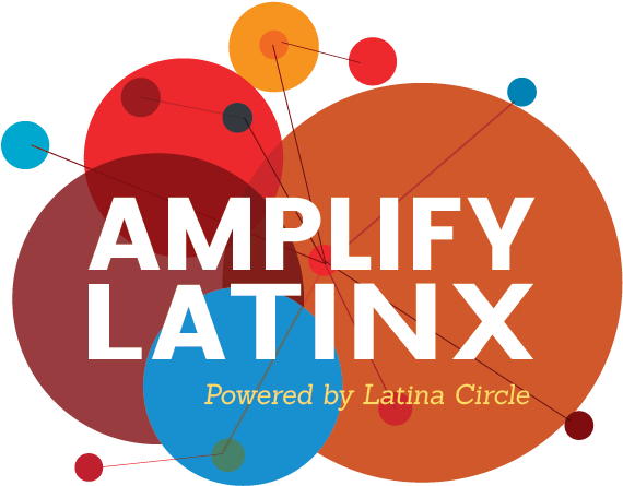 Amplify Latinx Dot Logo - Circle (600x482), Png Download