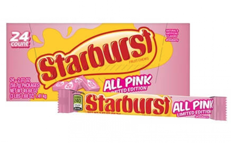 More Views - Starburst Mini Sours Unwrapped (800x800), Png Download