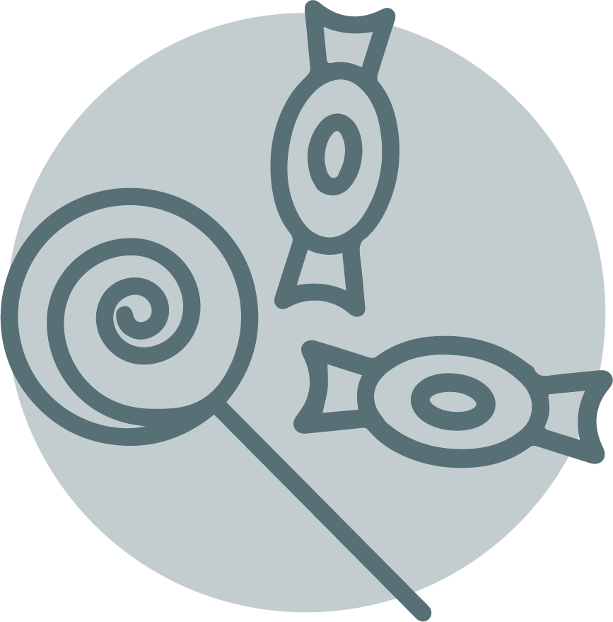 Candy Coupons - Circle (867x879), Png Download