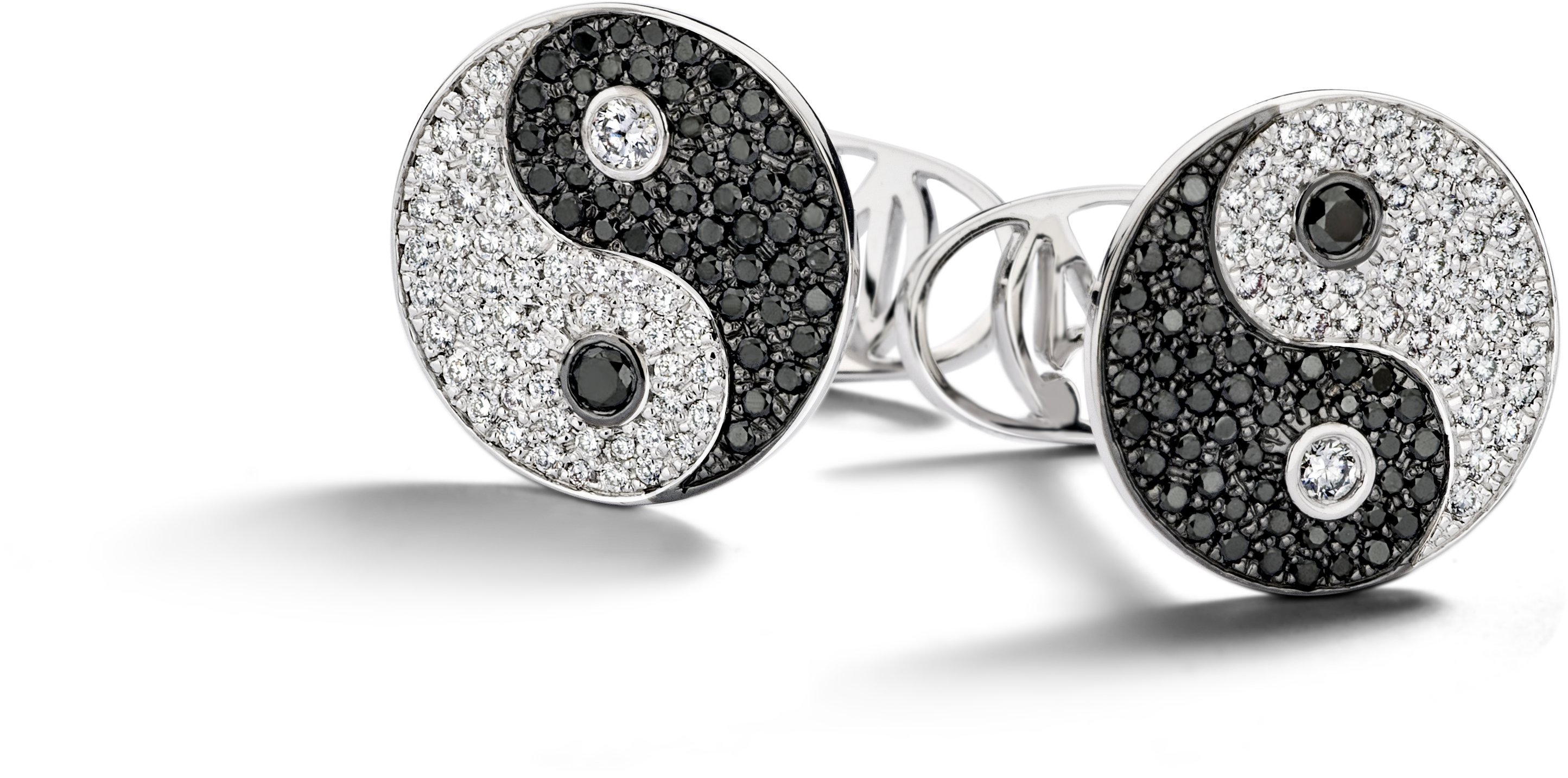 Yin And Yang - Earring (3543x3543), Png Download