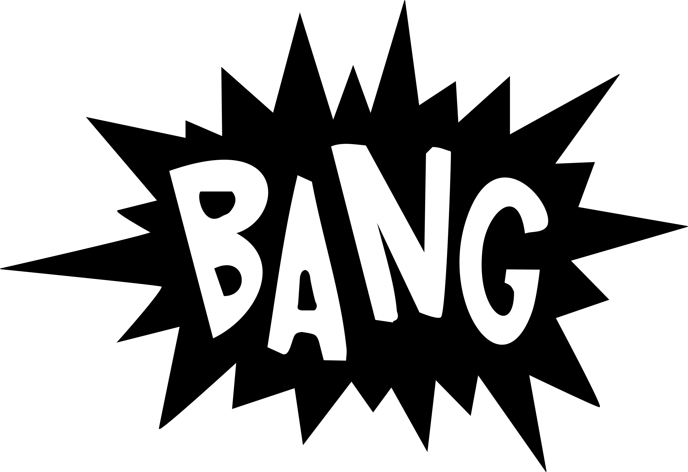 Big Image - Bang Onomatopoeia (2400x1648), Png Download