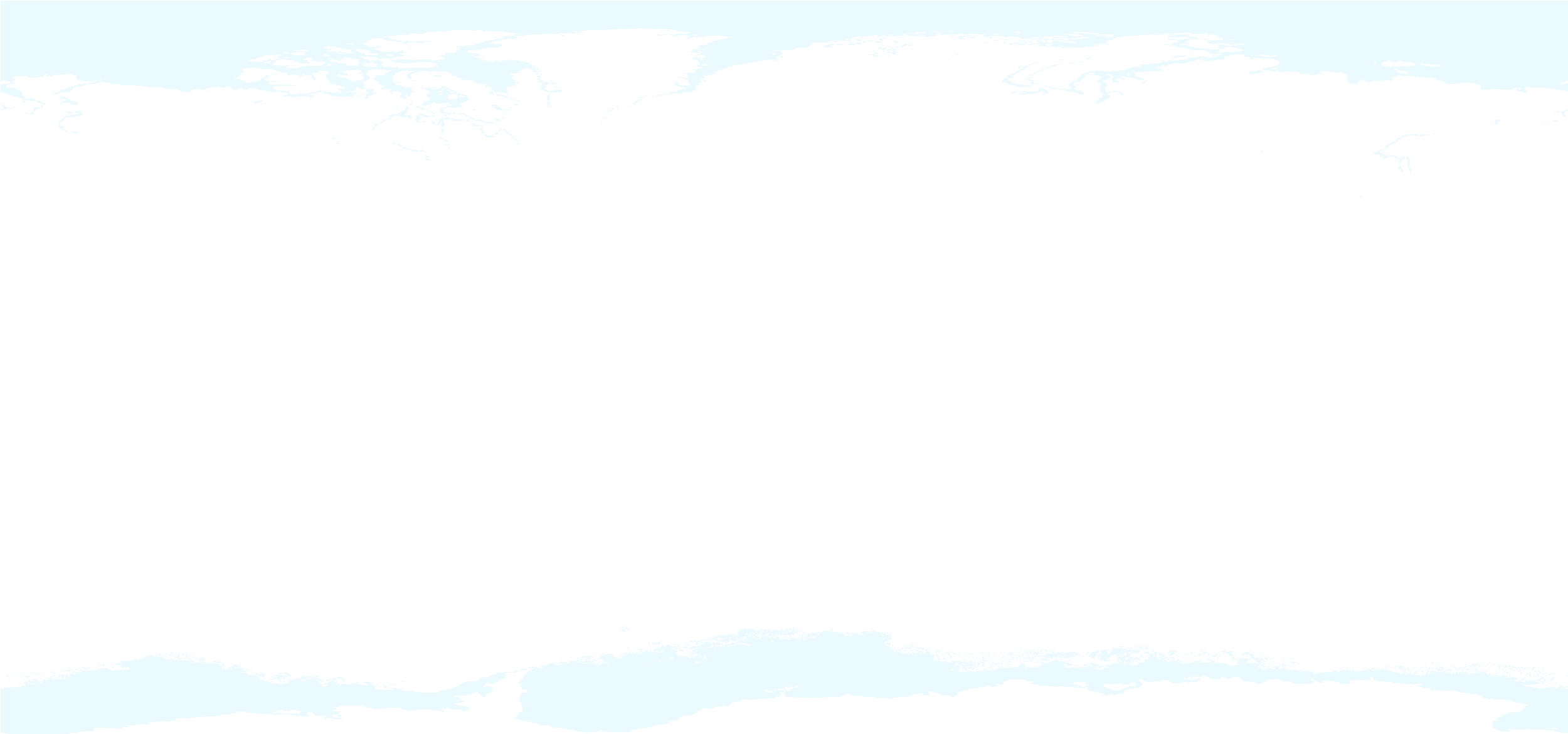 Sea Ice Concentration Christmas Border Transparent - Water (2500x1250), Png Download