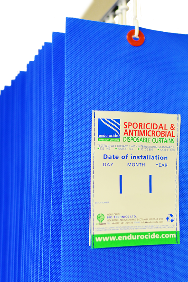 Antimicrobial And Sporicidal Curtains - Antimicrobial Curtains (600x900), Png Download