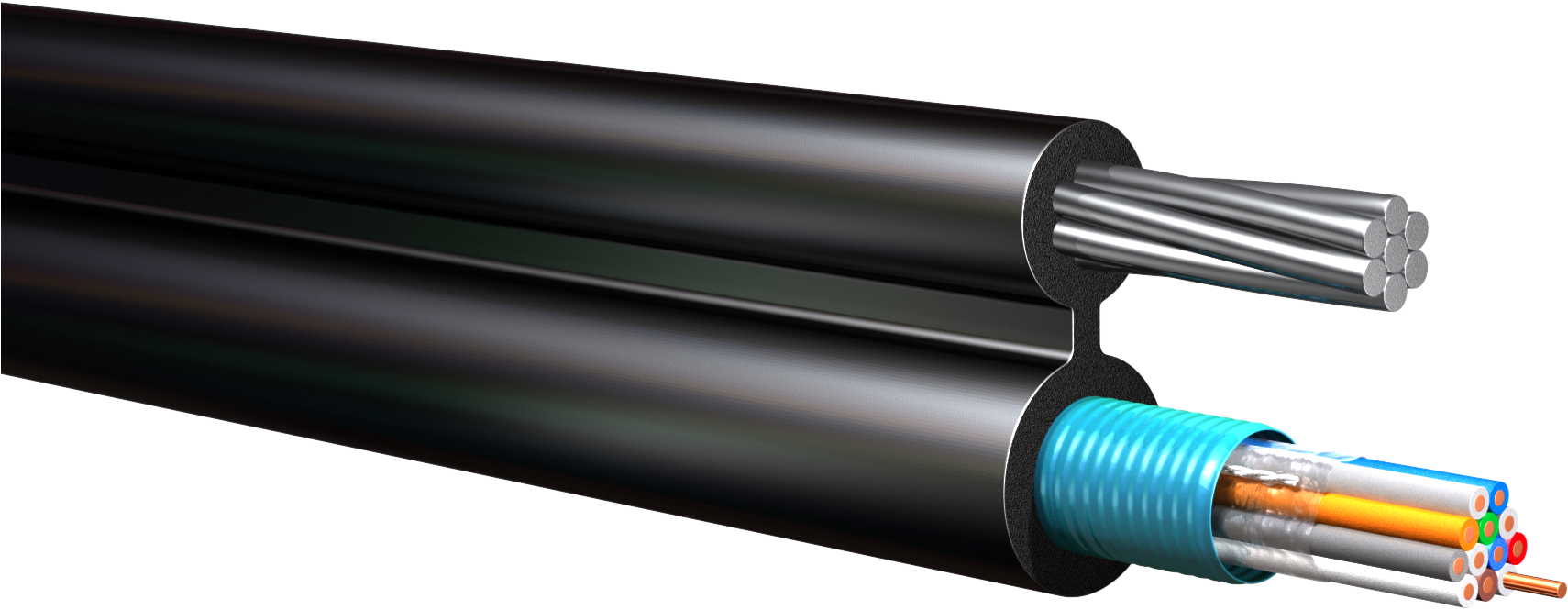Hw351 Self Supporting Telephone Cable Pe 38 Houston - Self Supporting Aerial Telephone Cable (2550x1650), Png Download