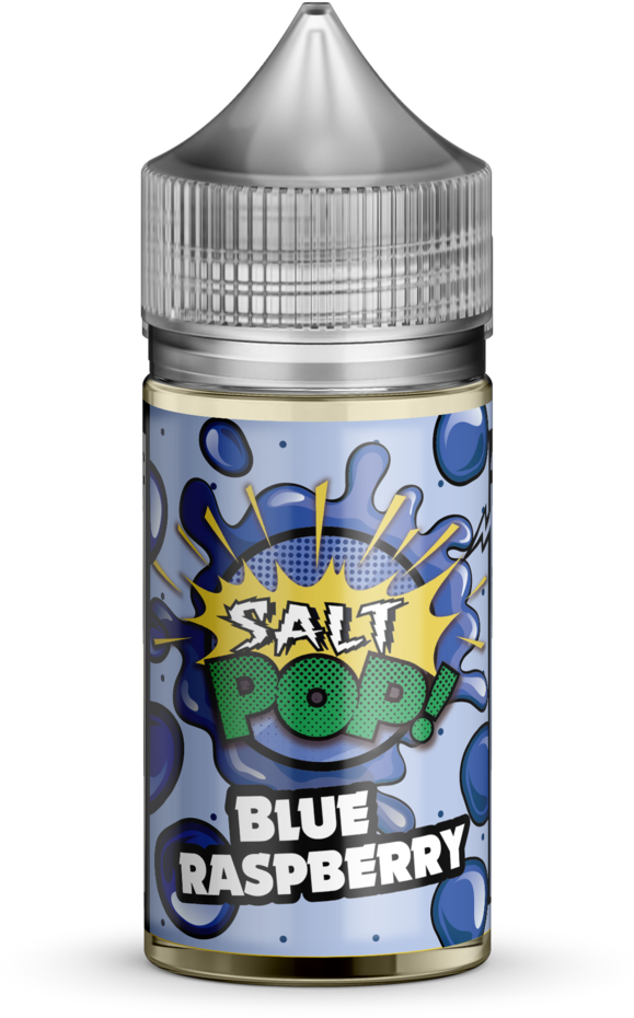 Blue Raspberry - Solace Salts - Salt Pop E Liquid (1400x1399), Png Download