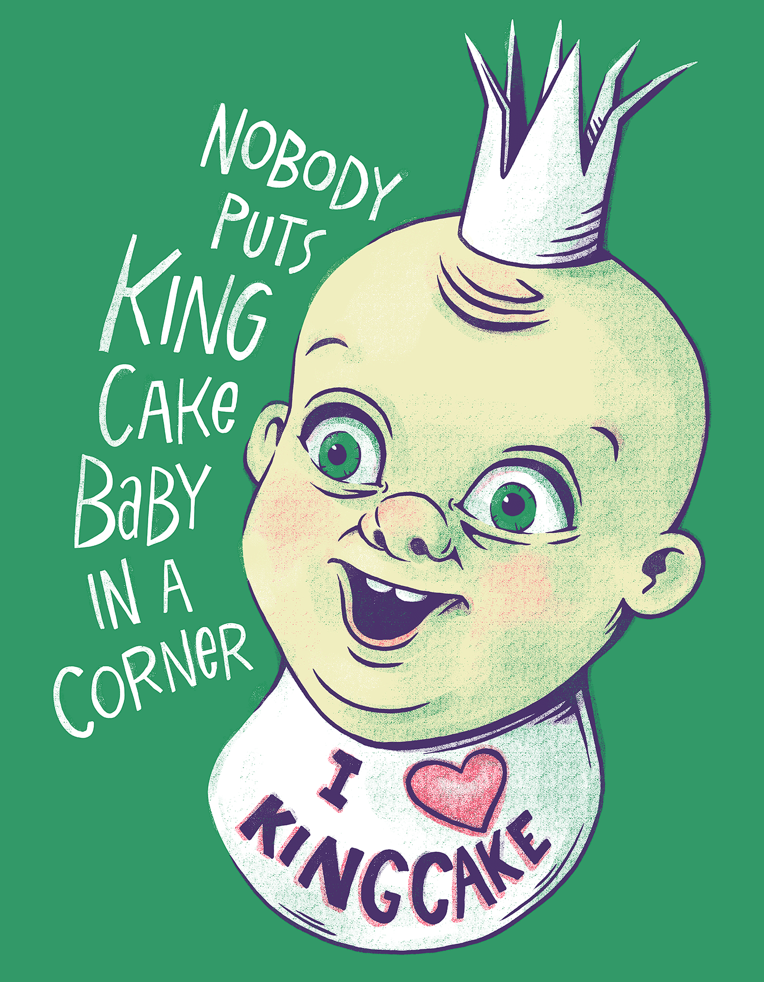 The King Cake Baby Dirty Coast Press - King Cake Babay (1500x1929), Png Download