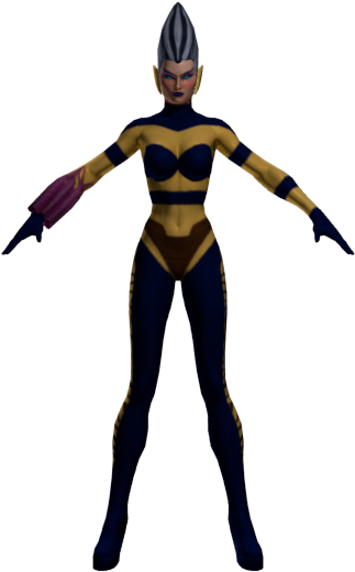 Queen Bee Dcuo 001 - Queen Bee Characters Dc (384x576), Png Download