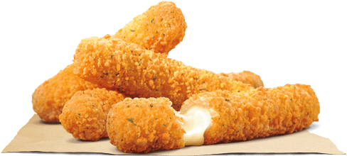 Mozzarella Sticks - Burger King Mozzarella Sticks (500x540), Png Download