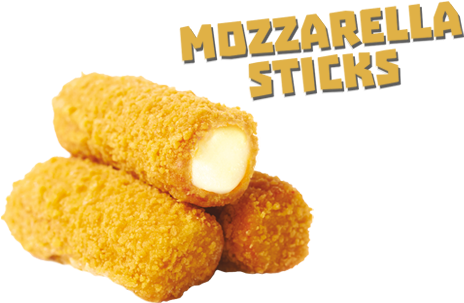 Mozzarella Sticks • - Mozzarella Sticks (566x355), Png Download