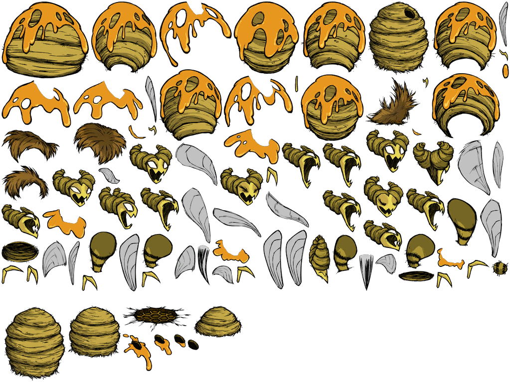 Click For Full Sized Image Bee Queen - Don T Starve Queen Bee (1024x785), Png Download