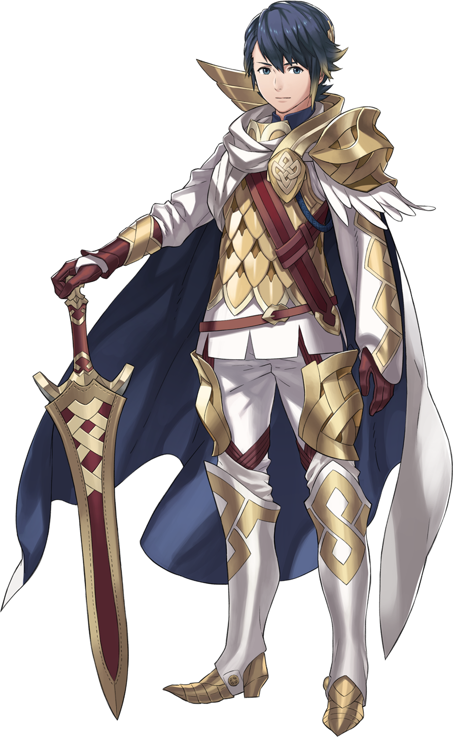Fire Emblem - Fire Emblem Heroes Chrom (295x480), Png Download