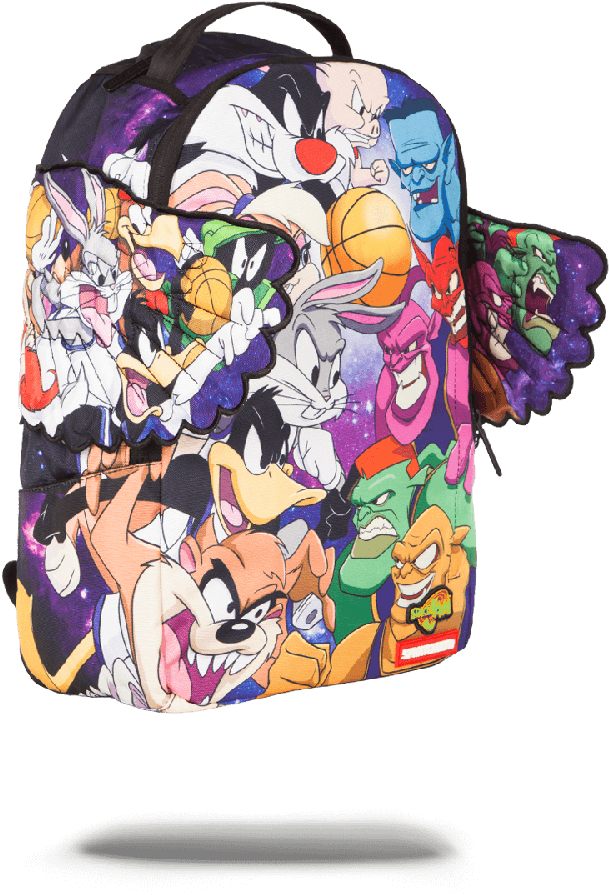 Sprayground Space Jam Wings (800x1021), Png Download