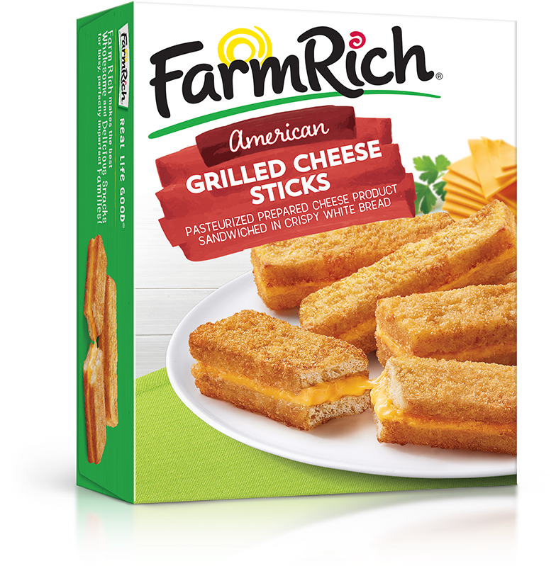 Grilled Cheese Sticks - Farm Rich (800x800), Png Download