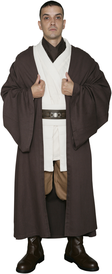 Han Solo Replica Costumes - Obi Wan Kenobi Costume (485x1000), Png Download
