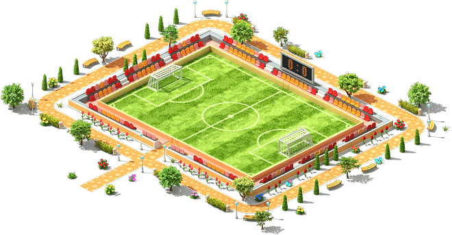 Soccer Field Initial - Soccer-specific Stadium (660x343), Png Download