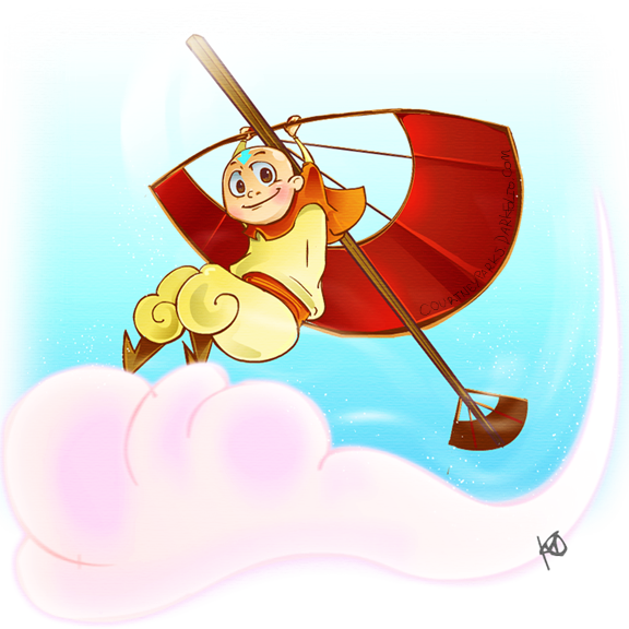 Aang - Cartoon (576x576), Png Download