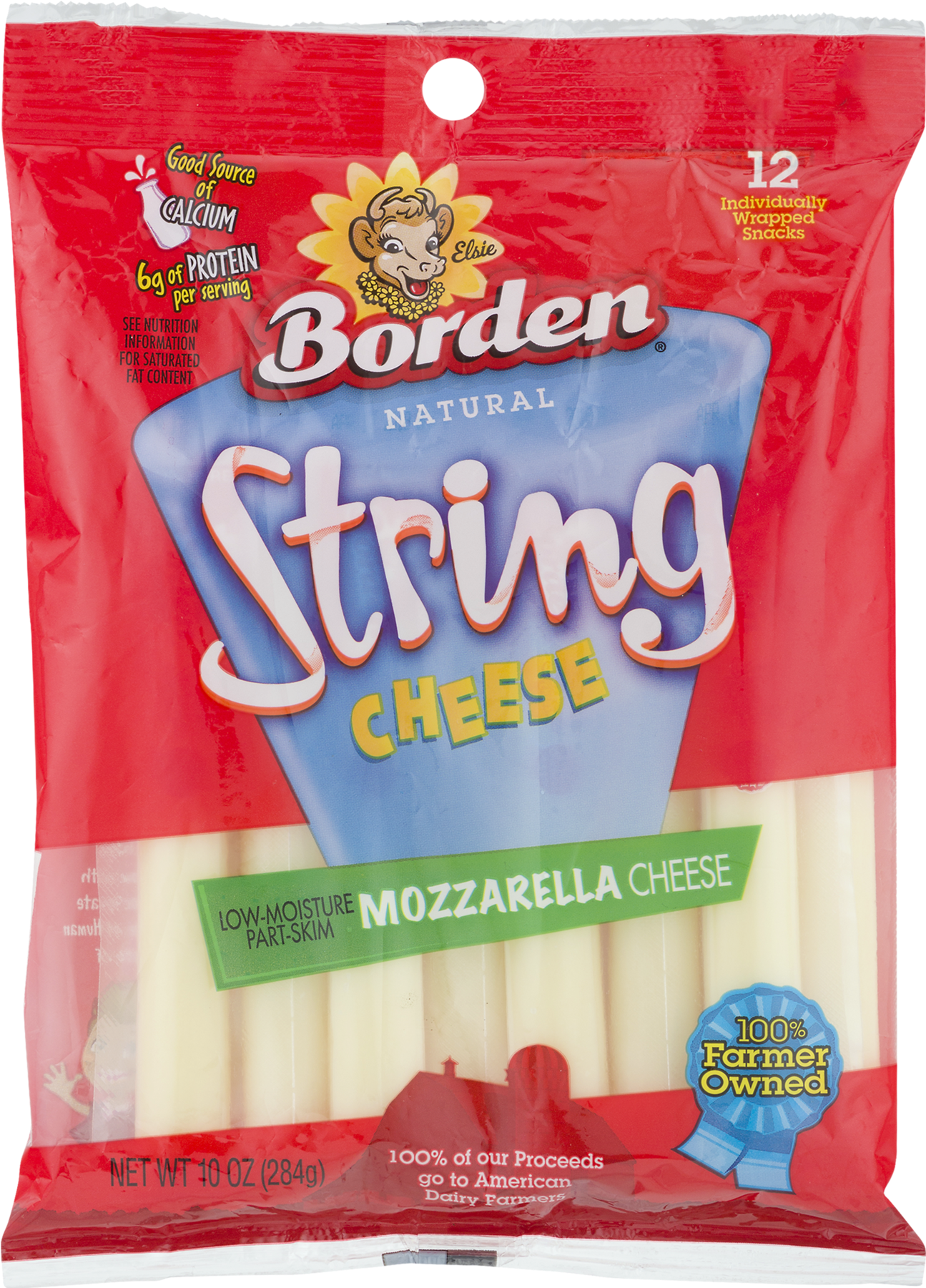 Borden Finely Shredded Cheese, Sharp Cheddar - 8 Oz (1800x1800), Png Download