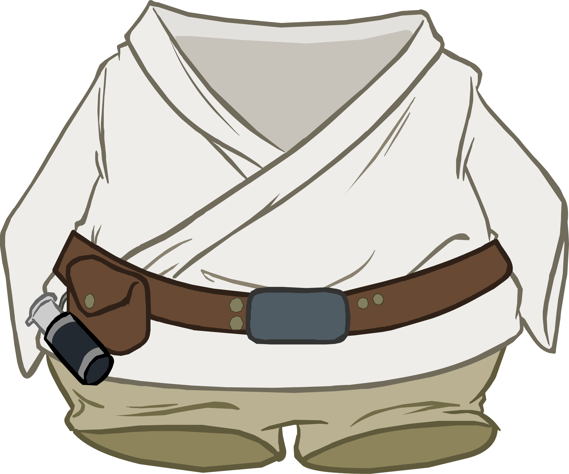 Image - Luke Skywalker Cartoon Transparent (1996x1663), Png Download