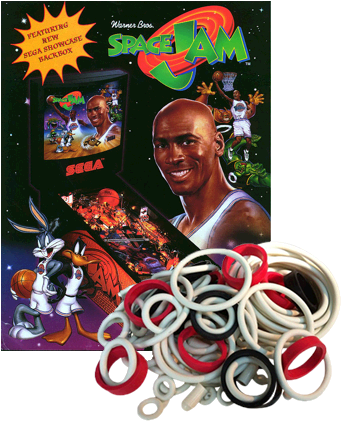 Space Jam Rubberset - Space Jam Pinball (360x440), Png Download