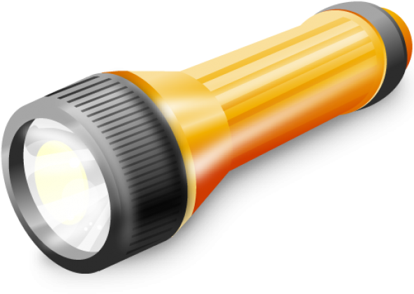 Flash Light Free Png Image Download - Objetos De Luz Artificial (600x600), Png Download