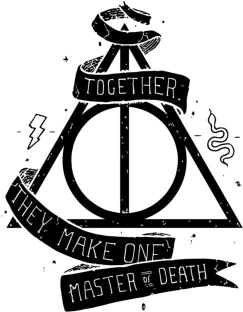 Deathly Hallows Logo Png (480x610), Png Download