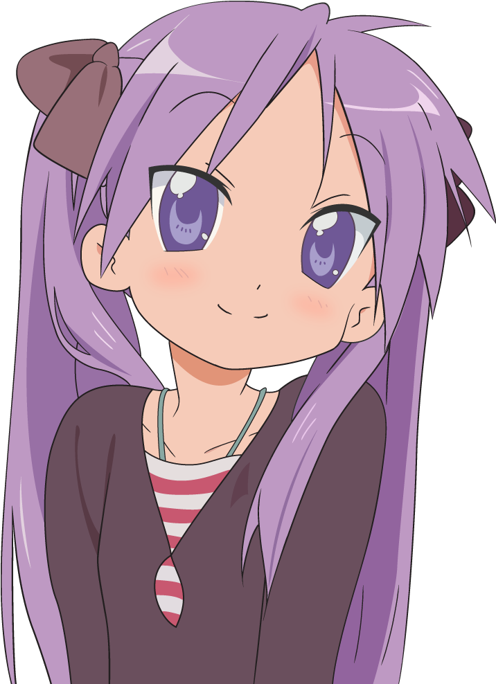 Mai Only Waifu - Lucky Star Kagami Png (730x1011), Png Download
