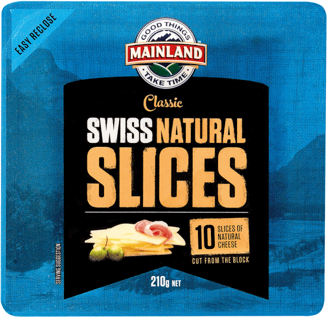 Mainland Processed Cheese Slices - Mainland Pure Butter Sea Salt 250g (800x800), Png Download