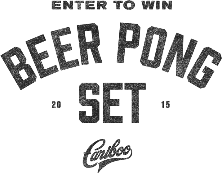 Cariboo Banner Beerpong Text - Mer Made In The Usa Laundry Room Tee (750x615), Png Download