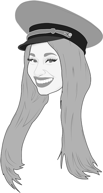 Nicki Minaj, Cartoonized Image - Nicki Minaj Cartoon Drawings (500x647), Png Download