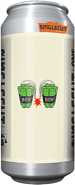 Bon Bon 2 X Dh / 2 X Tnt Iipa Can - Singlecut Weird And Gilly (300x611), Png Download