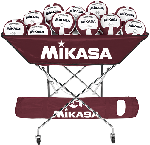 Bch-mar Ball Cart - Volleyballs In A Cart (550x550), Png Download