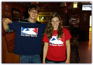 Brothers Is The Place To Be For Beer Pong - Girl (386x338), Png Download