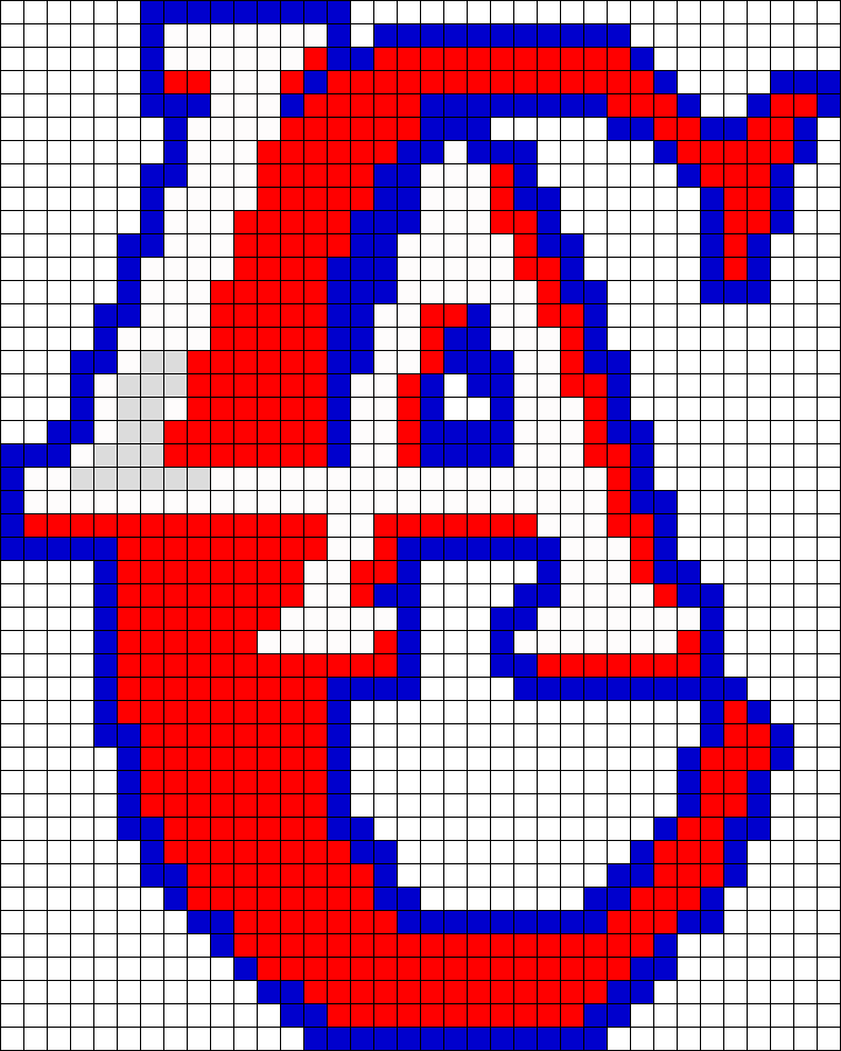La Clippers Logo Perler Perler Bead Pattern / Bead - Circle (757x946), Png Download